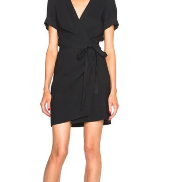 Isabel Marant Etoile Linen Wrap Dress - Picture 2 of 7